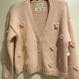 Mickey Mouse Light Pink Cardigan